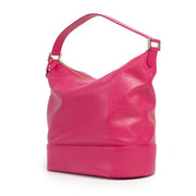 Authentieke Tweedehands Delvaux Fuchsia Every D Hobo Bag juiste prijs veilig online shoppen luxe merken webshop winkelen Antwerpen België mode fashion