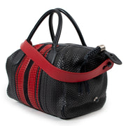 Delvaux Napoli Grand Prix Toile de Cuir Handbag