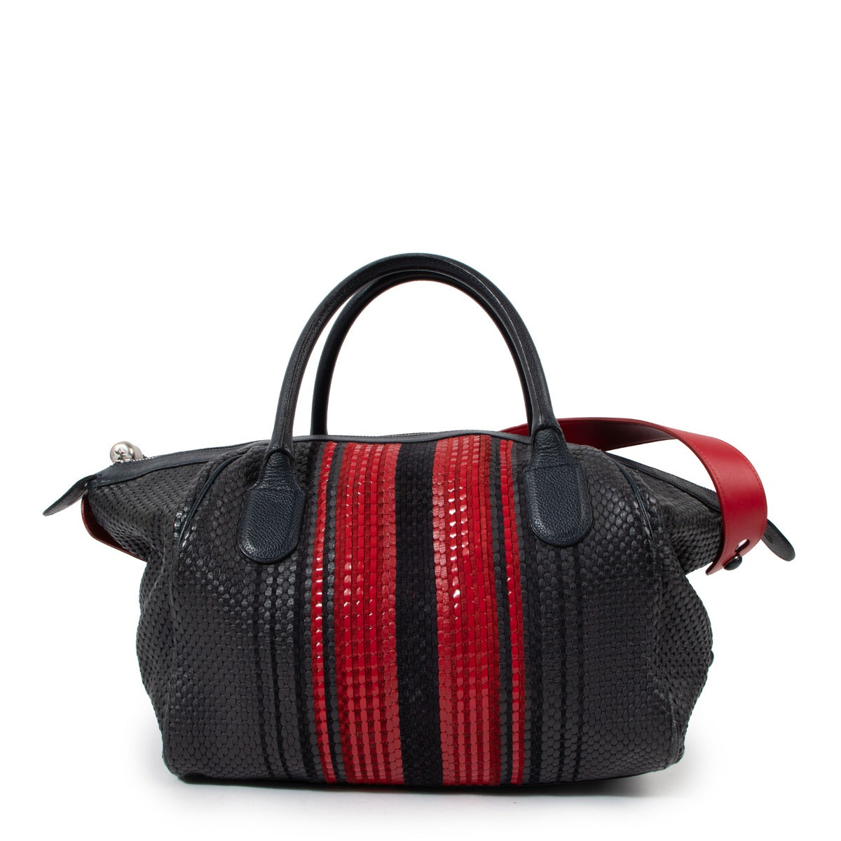 Sac à main Delvaux Napoli Grand Prix Toile de Cuir