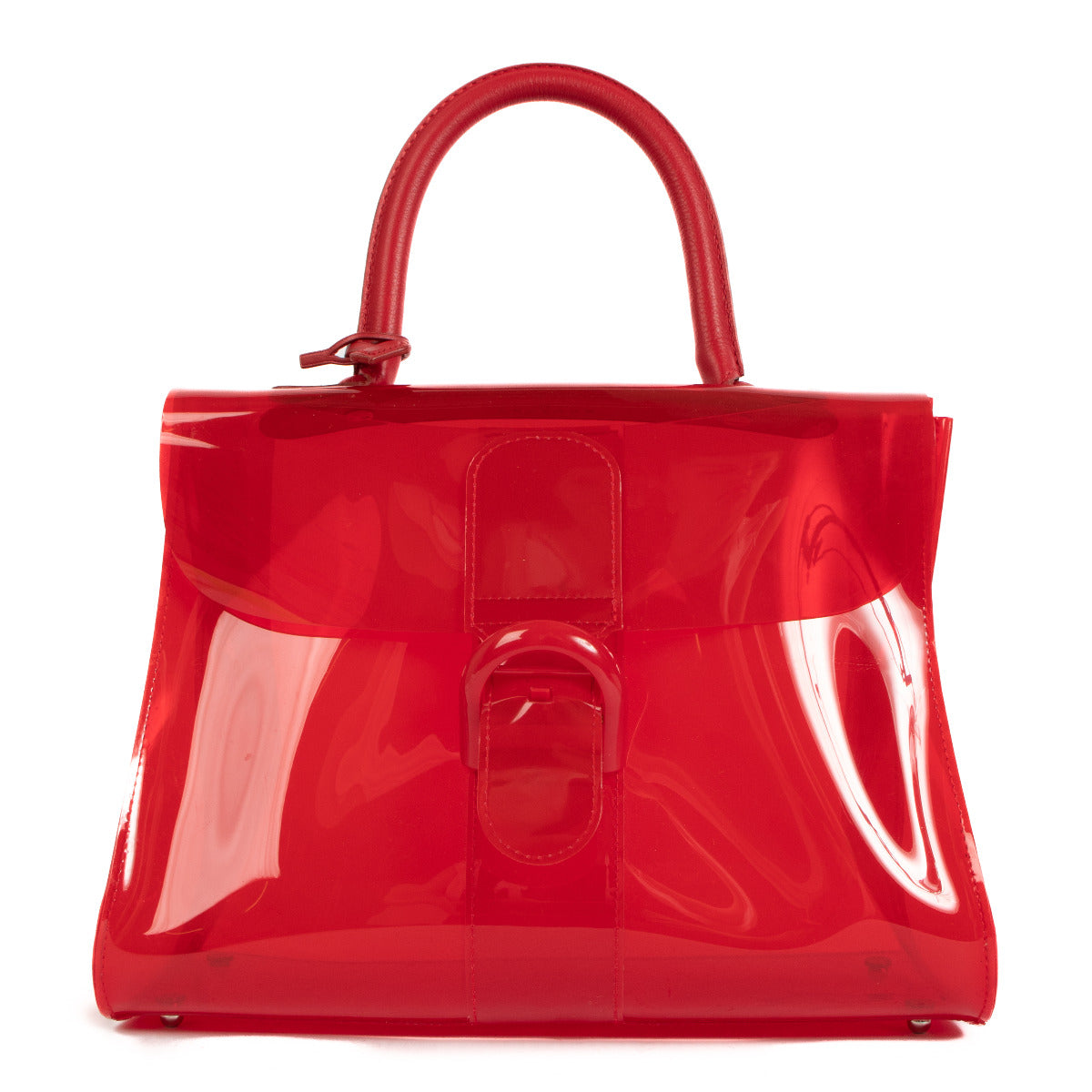 Delvaux Brillant Chaperon Rouge Vinyl Bag for the best price at Labellov secondhand luxury in Antwerp