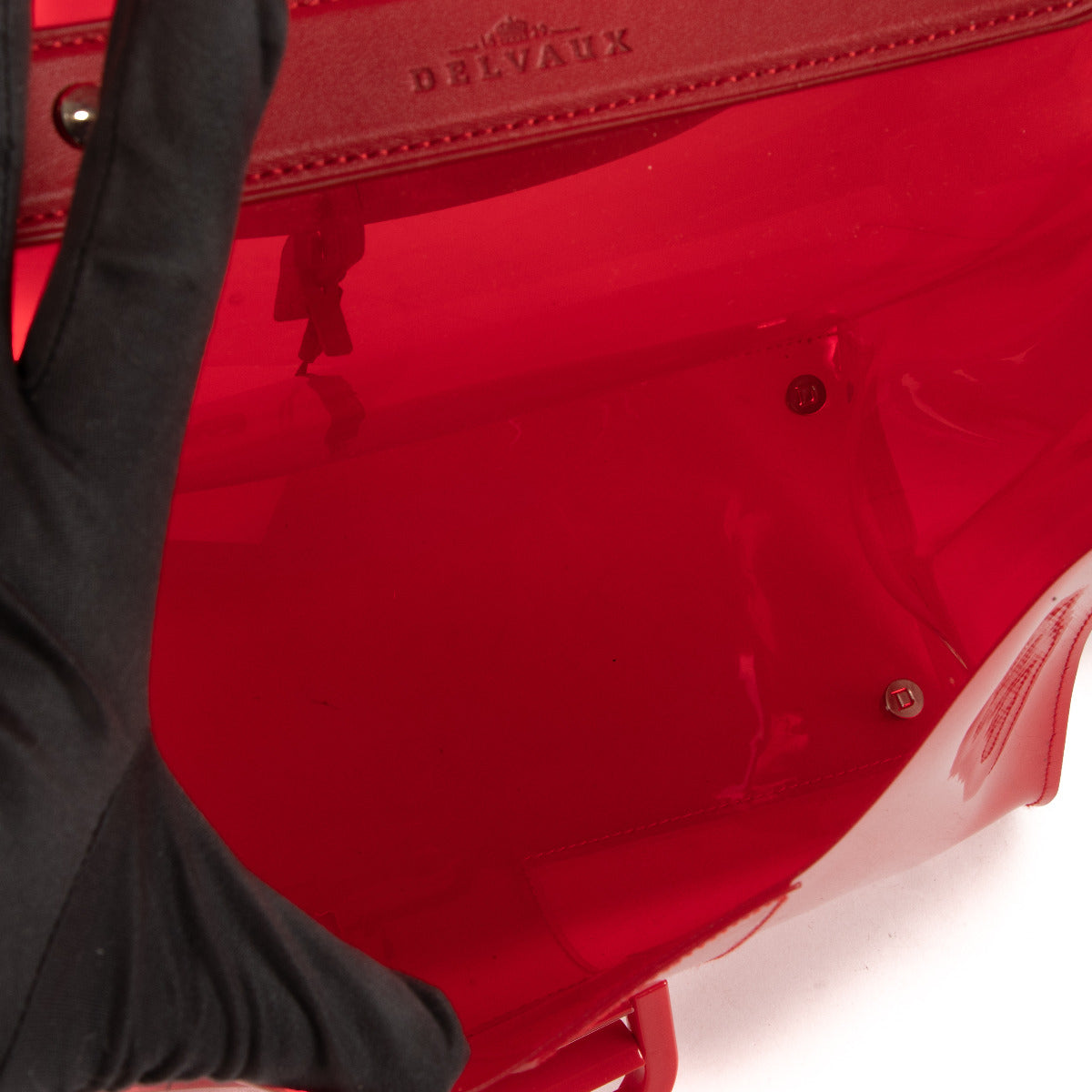 Delvaux Brillant Chaperon Rouge Vinyl Tas