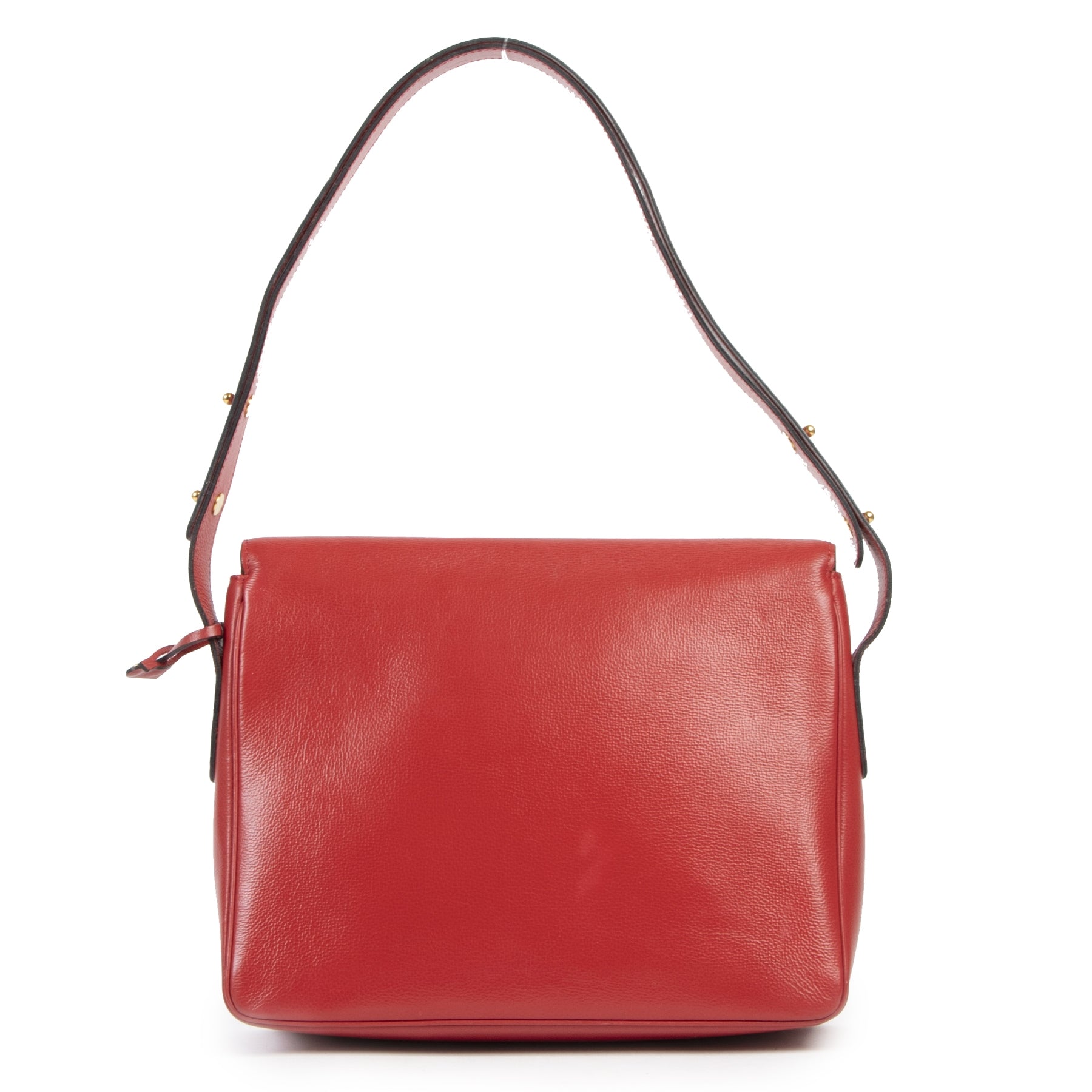 koop veilig online tegen de bete prijs Delvaux Red Poirier Shoulder Bag