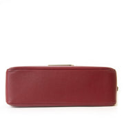 Koop authentieke tweedehands Delvaux Brique Red Leather Poirier Shoulder Bag juiste prijs veilig online winkelen LabelLOV webshop luxe merken winkelen Antwerpen België mode fashion