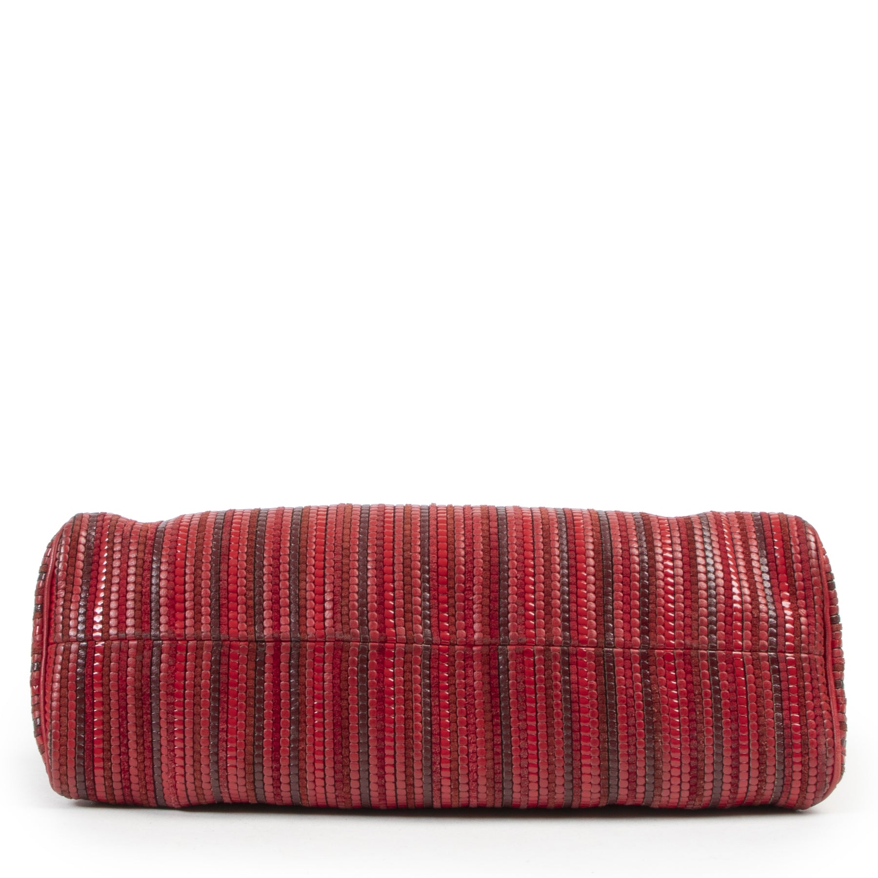 Sac à bandoulière Delvaux en toile de cuir rouge