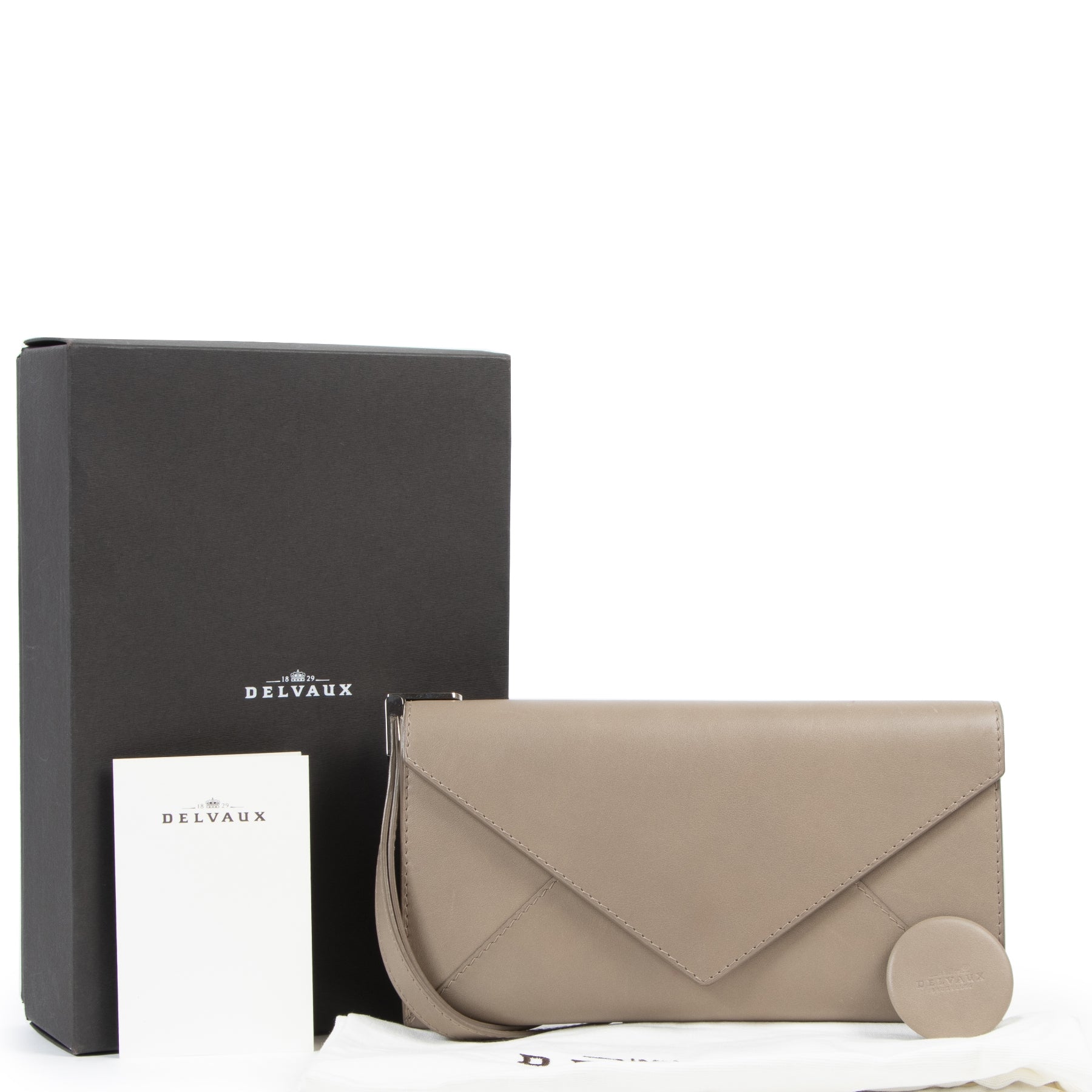 Delvaux Heure Exquise Destrier Souple Gris Souris