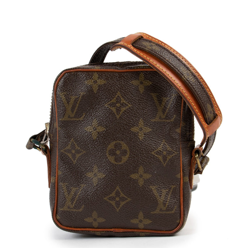 shop authentic second hand Louis Vuitton Vintage Danube Mini Monogram Canvas Crossbody Bag at Labellov