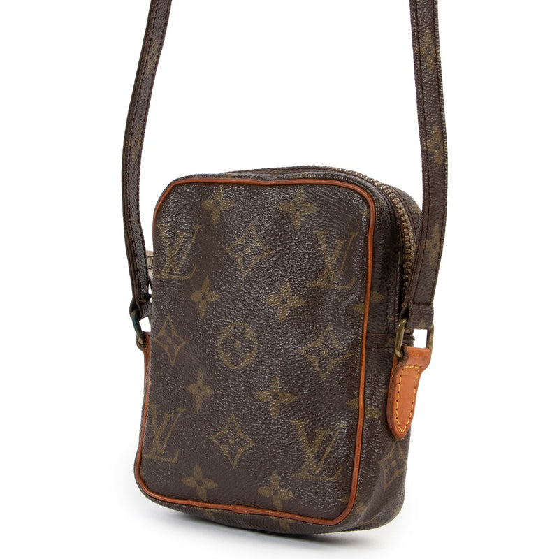 shop authentic second hand Louis Vuitton Vintage Danube Mini Monogram Canvas Crossbody Bag at Labellov