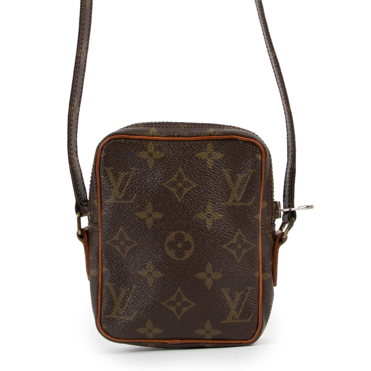 shop authentic second hand Louis Vuitton Vintage Danube Mini Monogram Canvas Crossbody Bag at Labellov