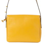 Koop en verkoop uw authentieke Delvaux Ochre Yellow Leather Poirier Shoulder Bag