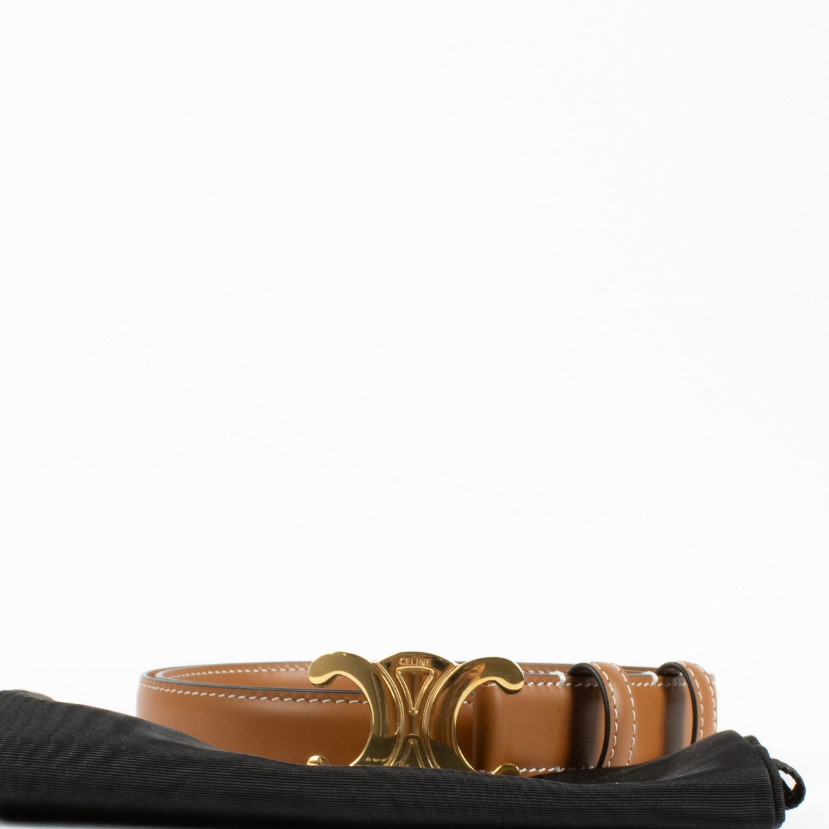 Celine Triomphe 25mm Belt - size 85