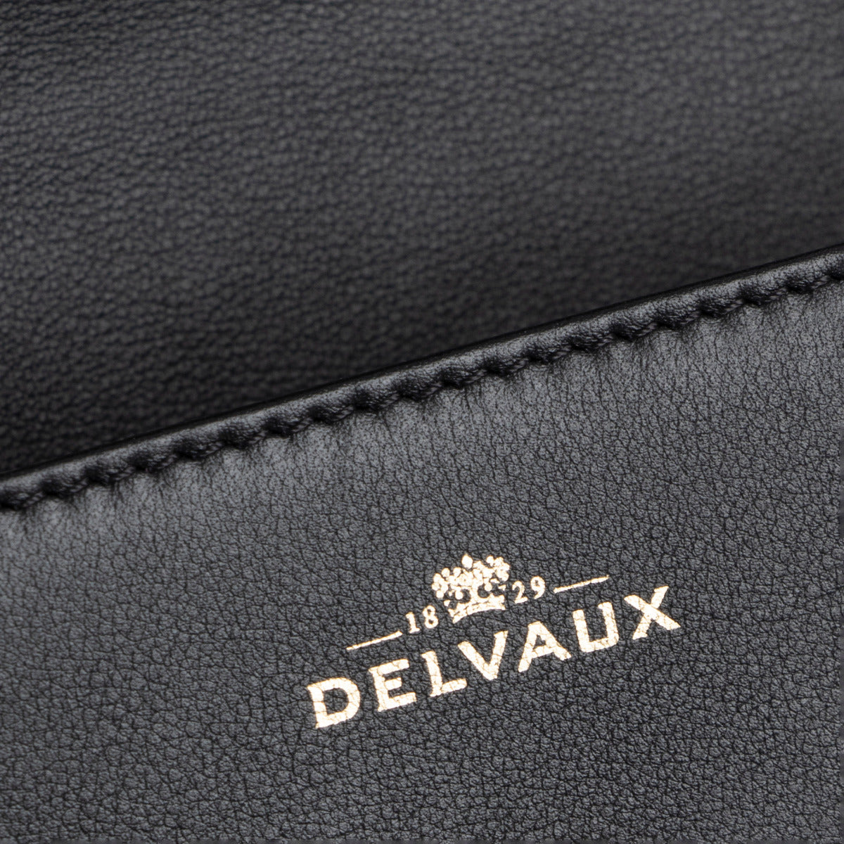 Delvaux Tempête MM Noir + Anse Souple en Cuir de Veau B
