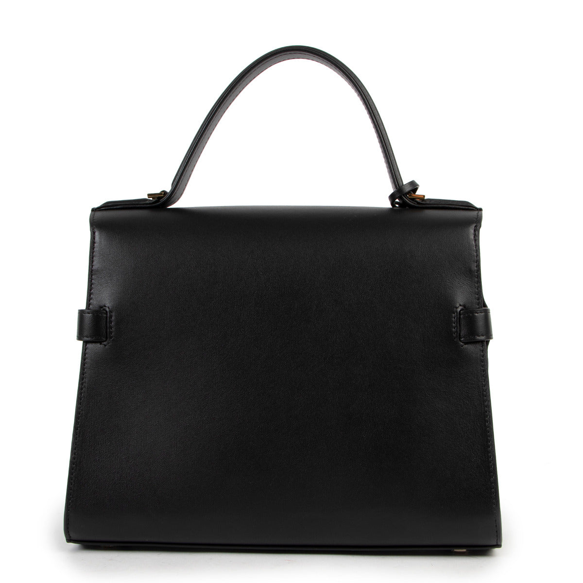 Delvaux Tempête MM Noir + Anse Souple en Cuir de Veau B