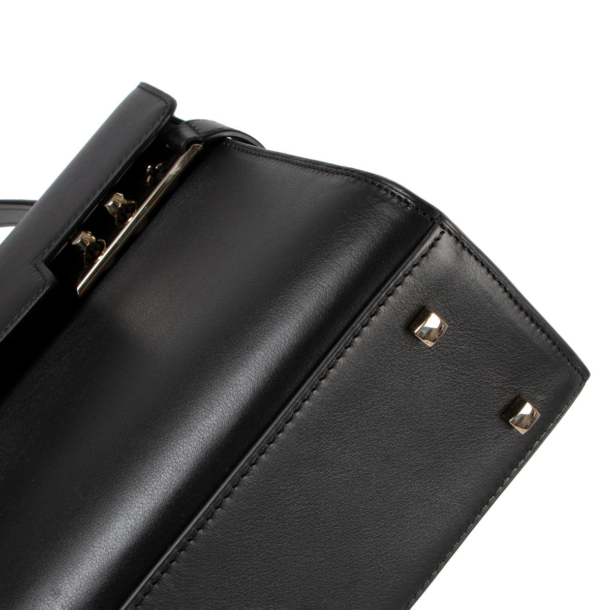 Delvaux Tempête MM Noir + Anse Souple en Cuir de Veau B