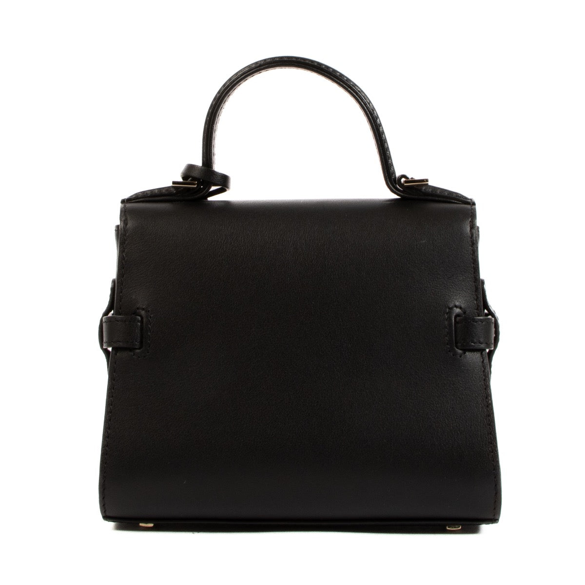 Shop safe online at Labellov in Antwerp, Brussels and Knokke this 100% authentic second hand Delvaux Black Tempête Micro Crossbody Bag