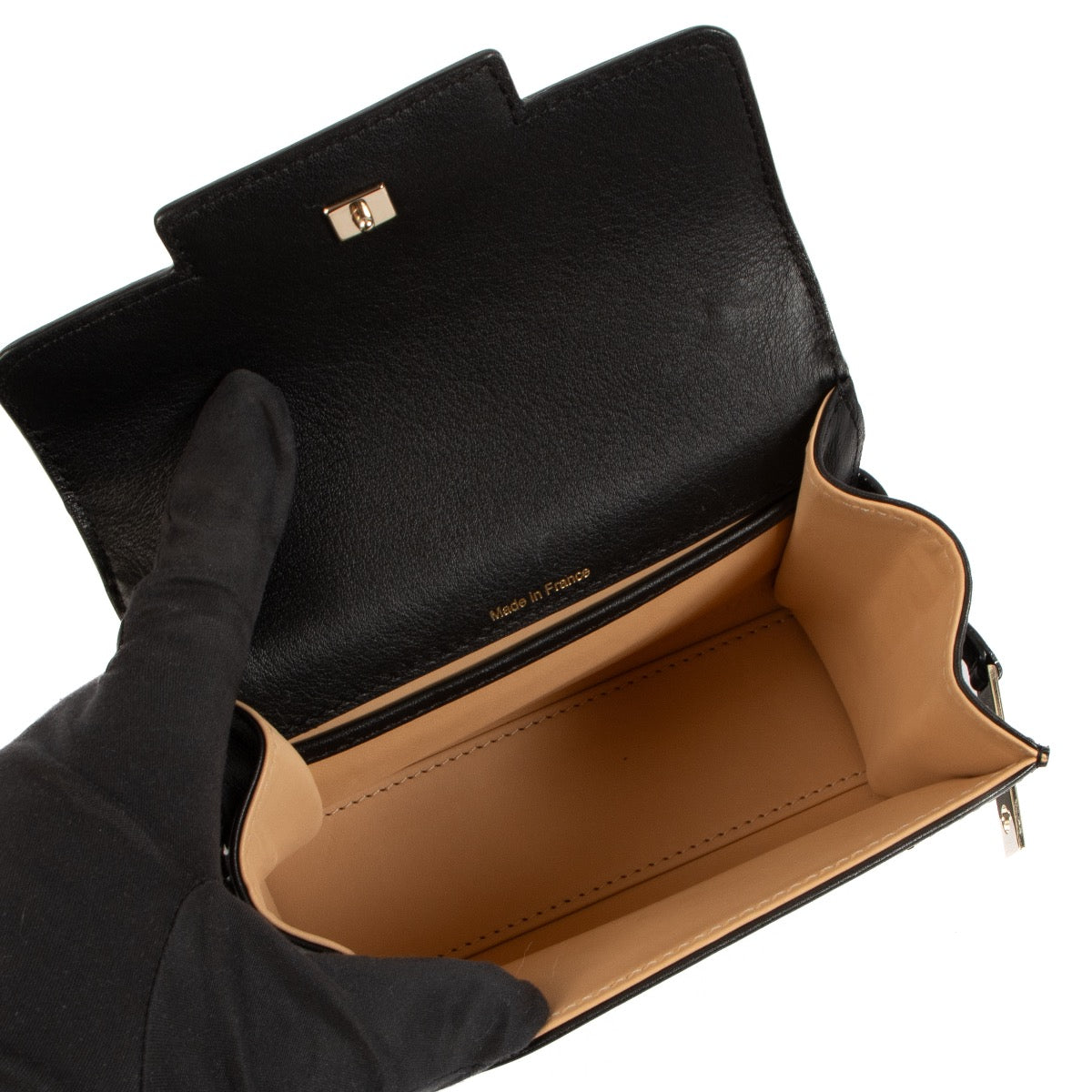Shop safe online at Labellov in Antwerp, Brussels and Knokke this 100% authentic second hand Delvaux Black Tempête Micro Crossbody Bag