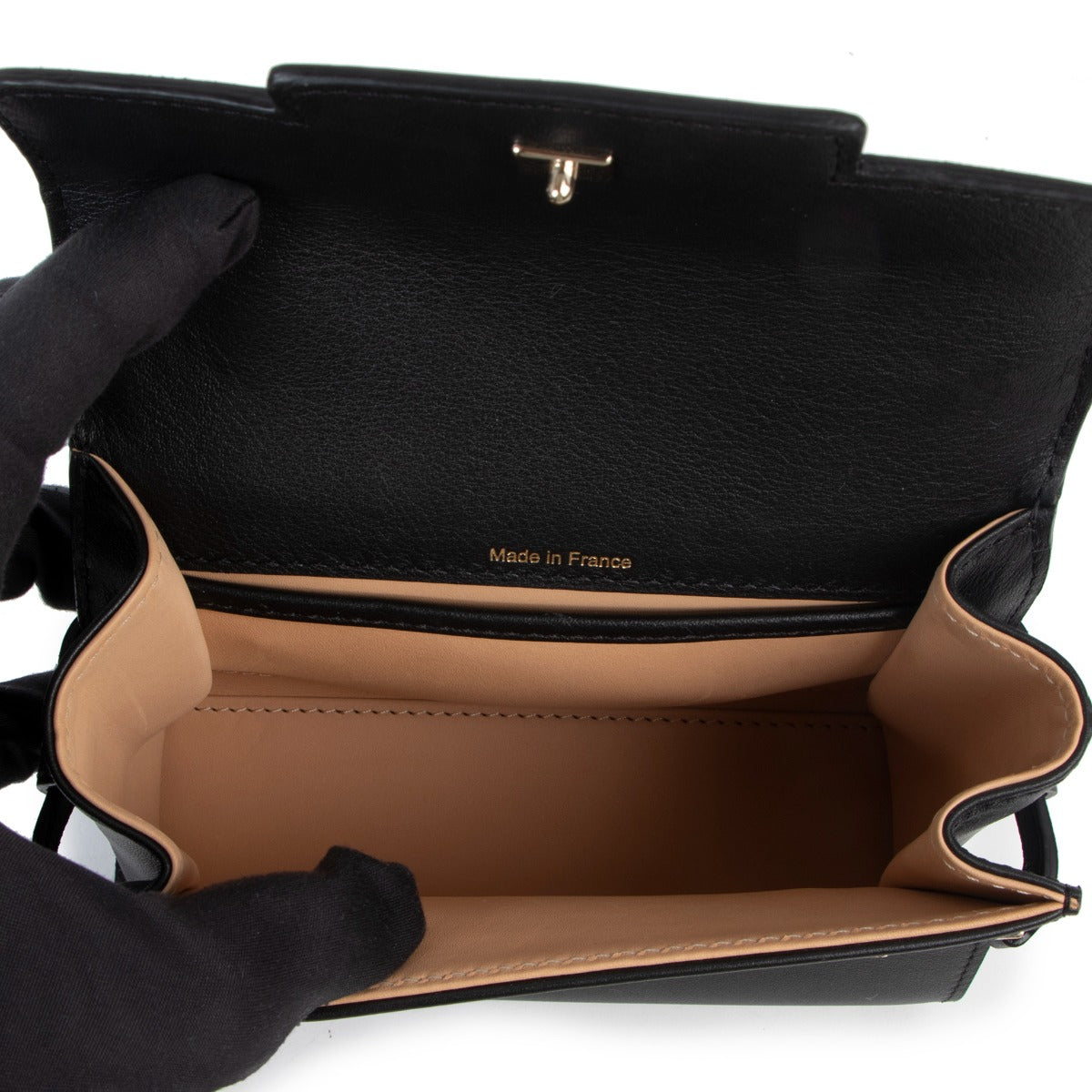 Delvaux Black Tempête Mini Crossbody Bag