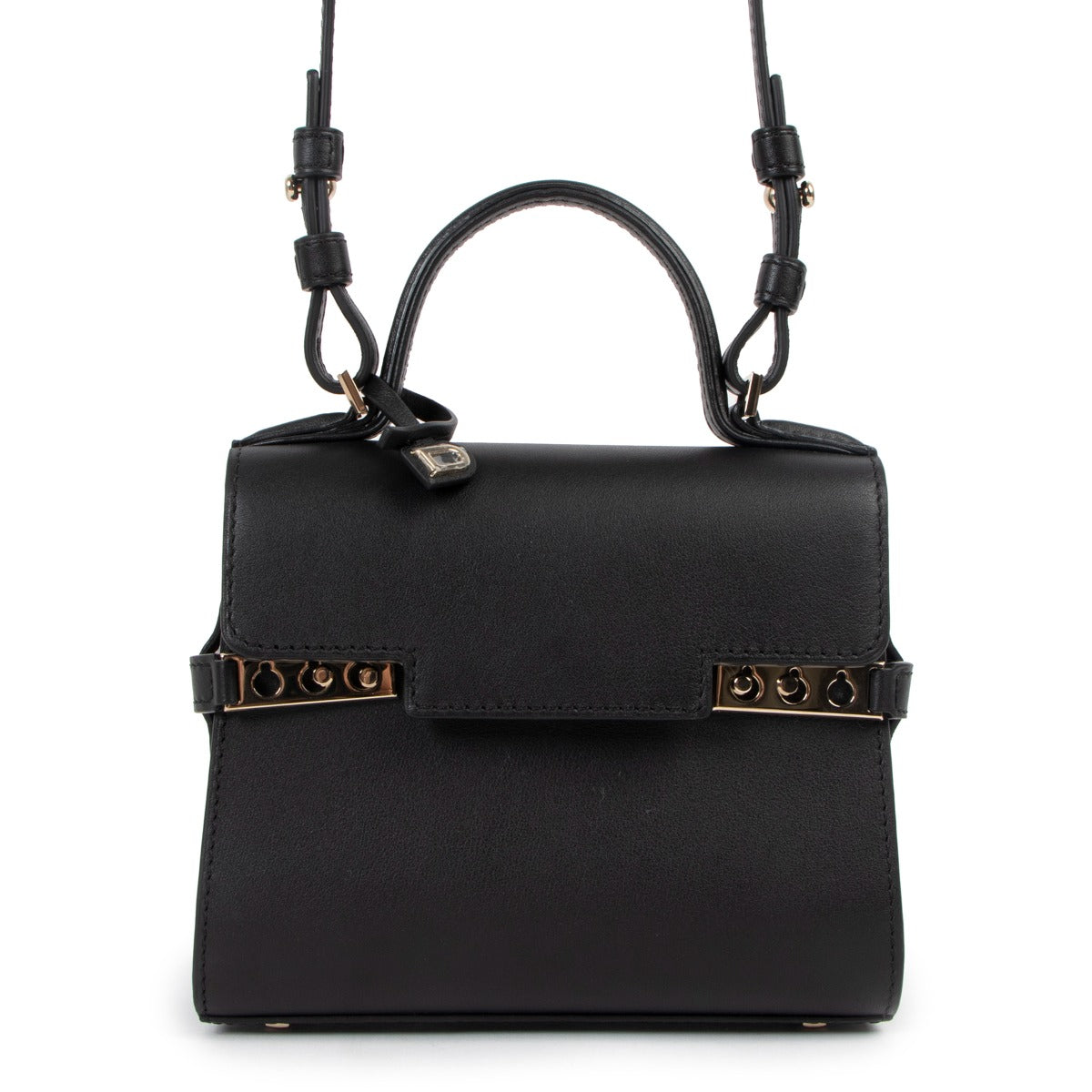 Delvaux Black Tempête Mini Crossbody Bag