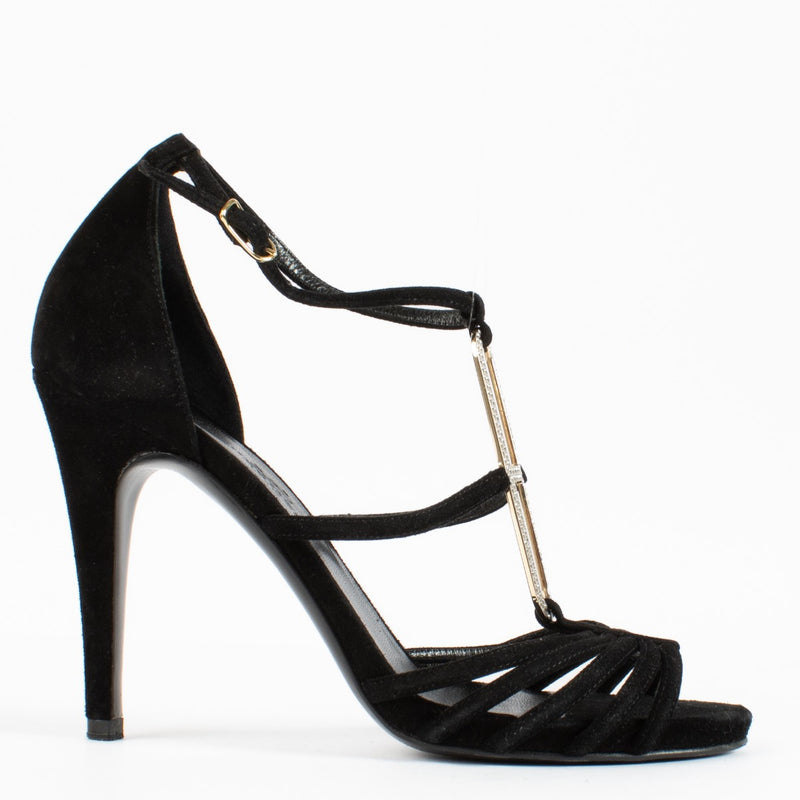 authentic preloved Hermès Icone Black Sandals on Labellov.com