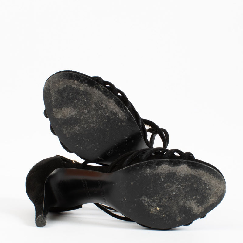 authentic preloved Hermès Icone Black Sandals on Labellov.com