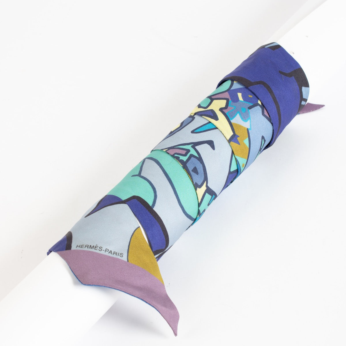authentic preloved Hermès Multicolor Twilly Scarf on Labellov.com