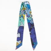 authentic preloved Hermès Multicolor Twilly Scarf on Labellov.com