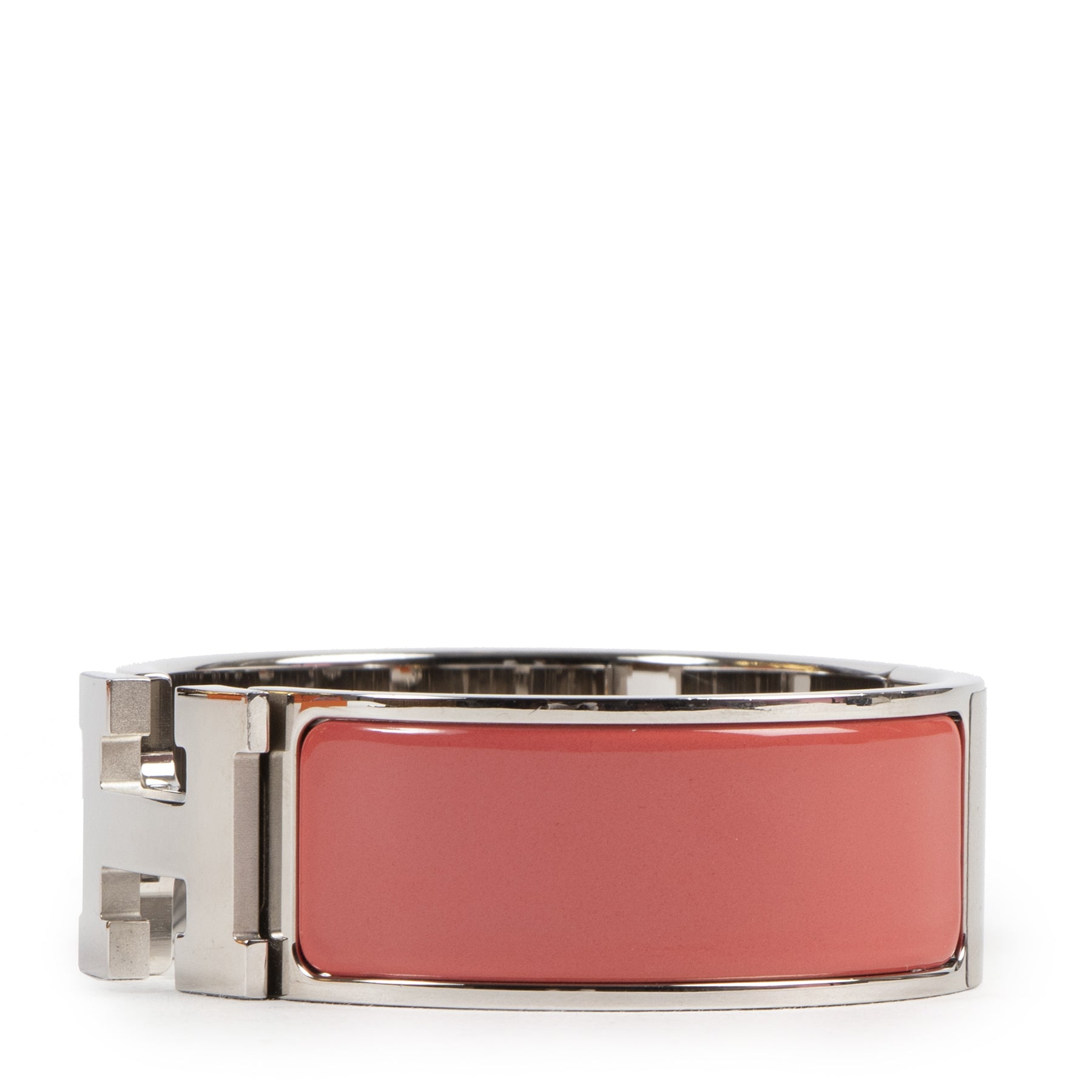 Hermès Clic Clac H Bracelet Capucine PHW