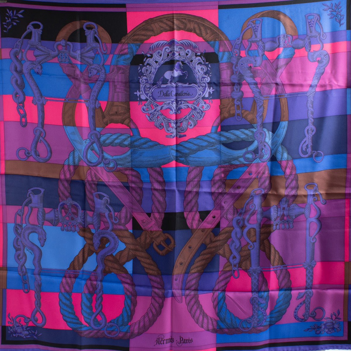 shop 100% authentic second hand Hermès Carré 90 Della Cavalleria Silk Scarf on Labellov.com