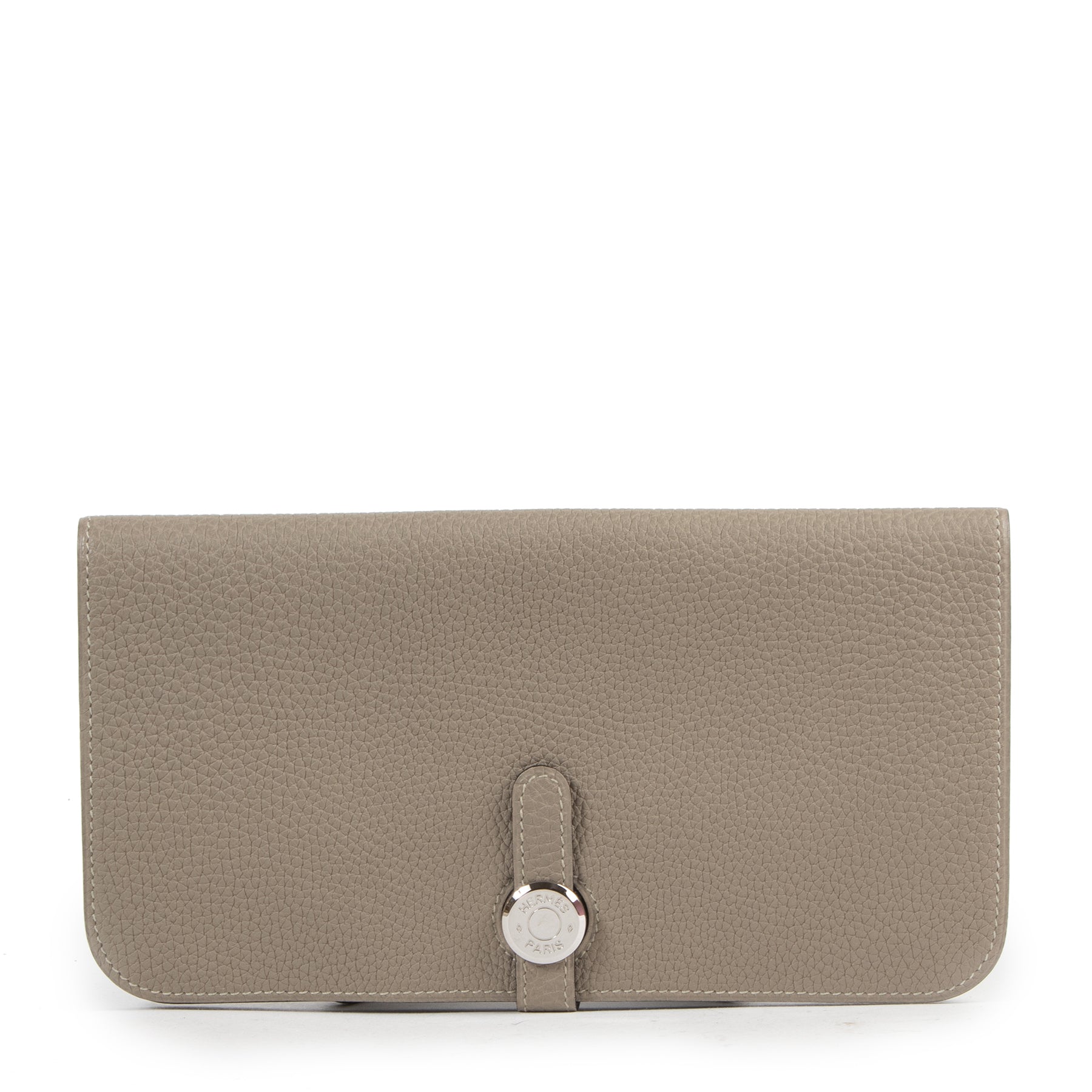 Hermès Dogon Recto-Verso Gris Tourterelle Wallet pour le meilleur prix chez Labellov à Anvers Belgique