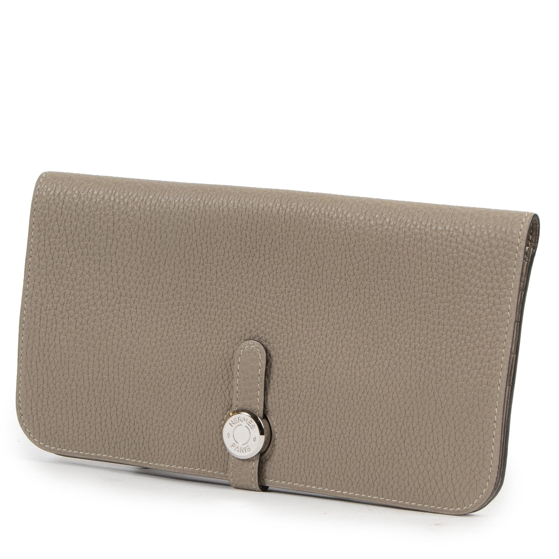 buy and sell your authentic designer Hermès Dogon Recto-Verso Gris Tourterelle Wallet