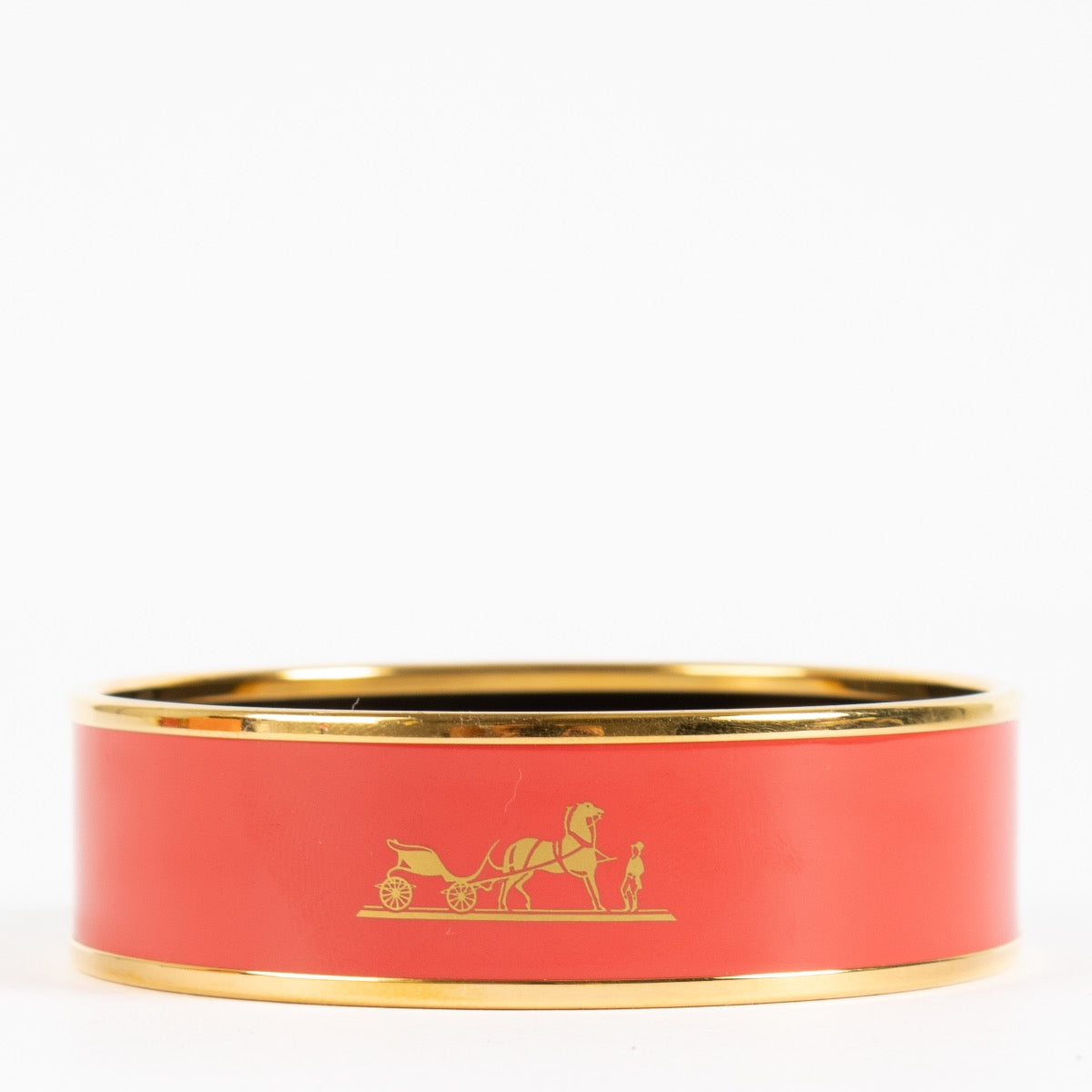 shop 100% authentic second hand Hermès Red L Bracelet - Size XS on Labellov.com