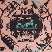 Authentic secondhand Hermès Jeux d'Ombres Silk Scarf designer accessories fashion luxury vintage webshop safe secure online shopping
