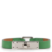 Hermès Micro Kelly Vert Bambou Leather Bracelet for the best price