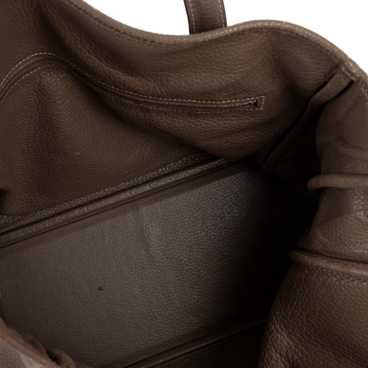 Hermès Victoria II Cabas Etoupe Taurillon Clemence Tote Bag at Labellov