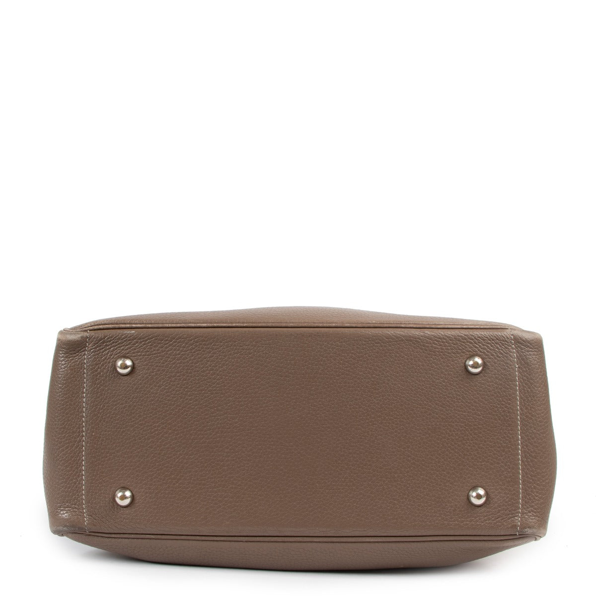 Hermès Victoria II Cabas Etoupe Taurillon Clemence Tote Bag