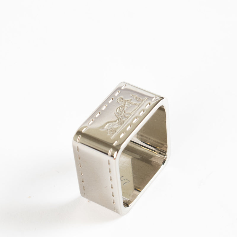 authentic preloved Hermès Bolduc 90 Scarf Ring on Labellov.com