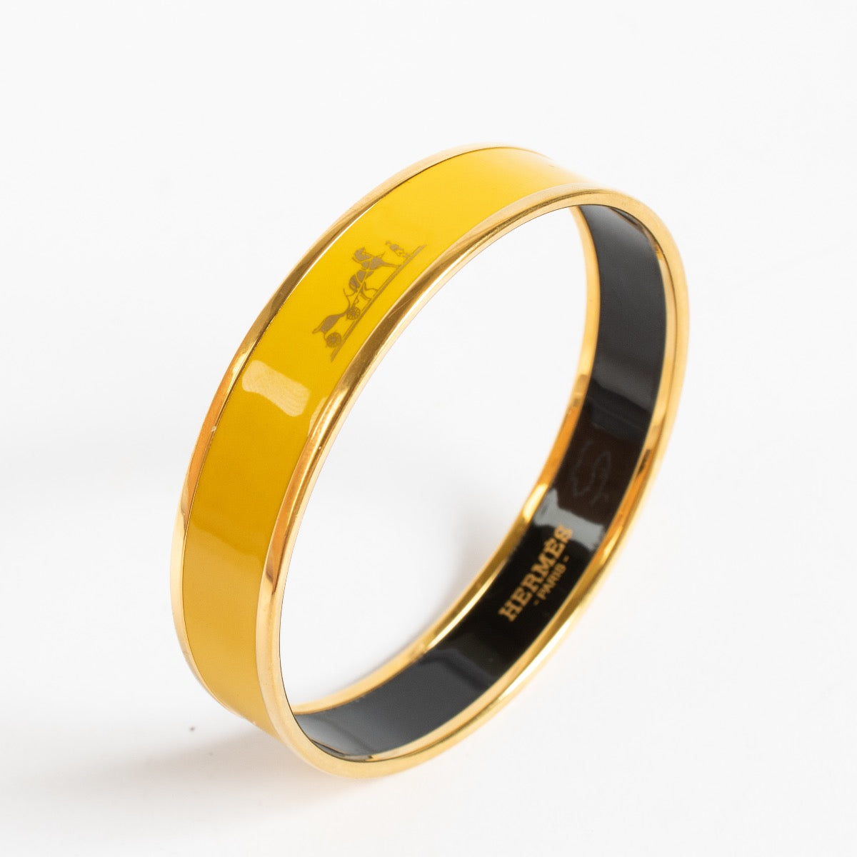 shop 100% authentic second hand Hermès Yellow M Bracelet - Size XS on Labellov.com