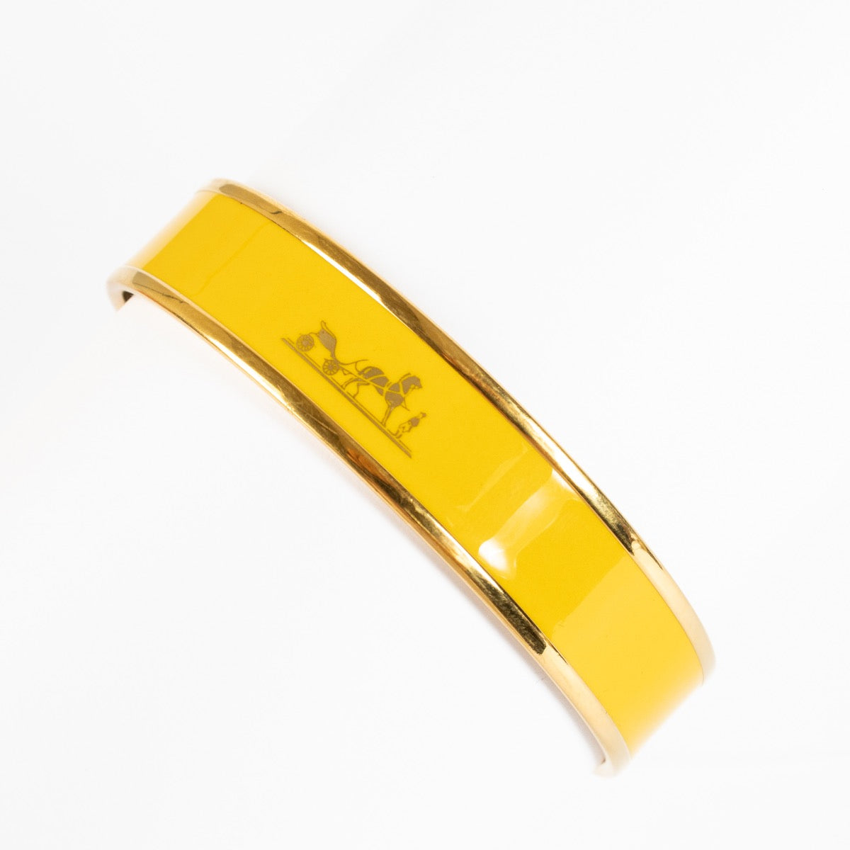 shop 100% authentic second hand Hermès Yellow M Bracelet - Size XS on Labellov.com