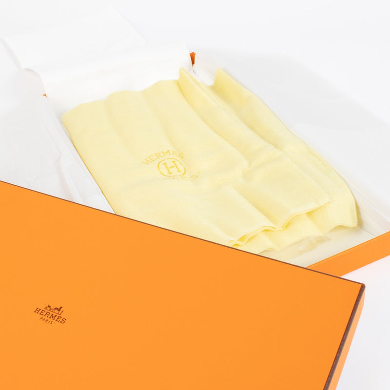 authentic preloved Hermès Yellow Stole Scarf on Labellov.com