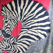 Authentic preloved Hermès Zebra 140 Shawl on Labellov.com