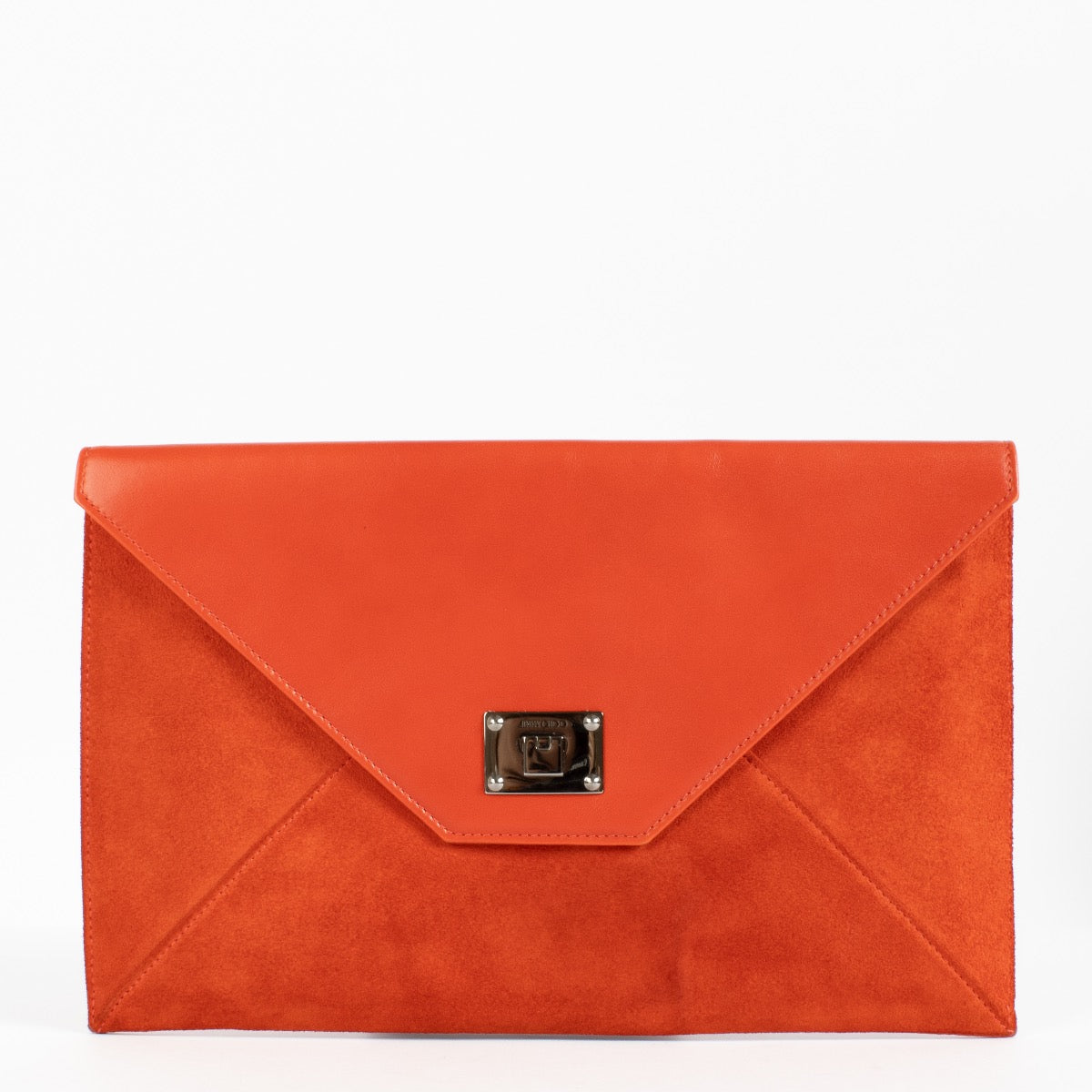 authentic preloved Red Jimmy Choo Clutch on Labellov.com