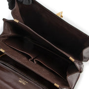 Buy an authentic second hand Celine Vintage Brown Suede Shoulder Bag in good pre-loved condition at Labellov