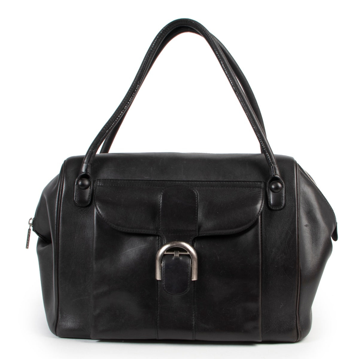 Buy and sell. your designer vintage items such as this Delvaux Black Brillant 12H Fauve Bourgogne Bag at Labellov.