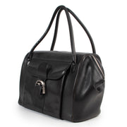 Delvaux Black Brillant 12H Fauve Bourgogne Bag in good condition