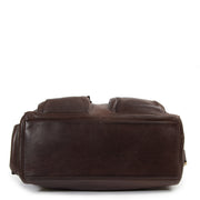 Delvaux Coquin Poches Brown Bridon Shoulder Bag