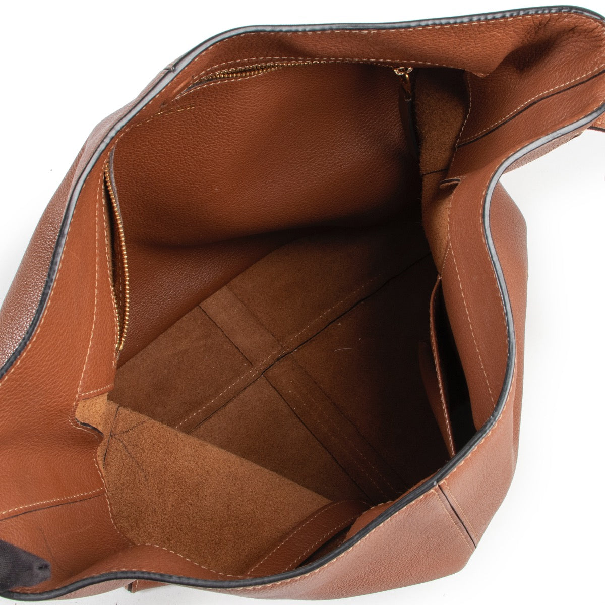 Delvaux Cognac Crossbody Bag