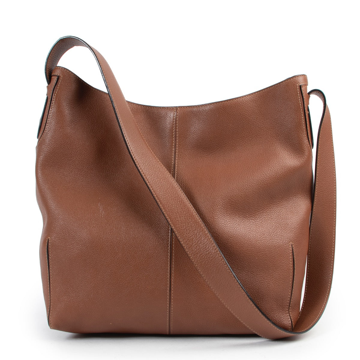 Delvaux Camel Crossbody