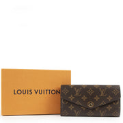 Authentic secondhand Louis Vuitton Monogram Canvas Sarah Wallet Pink designer wallets fashion luxury vintage webshop safe secure online shopping