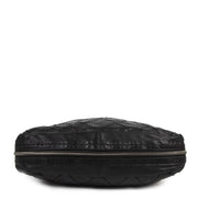 Authentic secondhand Chanel Black Expandable Zip Around Frame Bag designer bags luxury vintage webshop fashion safe secure online shopping