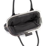Authentic secondhand Chanel Black Expandable Zip Around Frame Bag designer bags luxury vintage webshop fashion safe secure online shopping