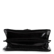 Authentic secondhand Chanel Black Patent Leather Madison Flap Bag designer bags luxury vintage webshop fashion safe secure online shopping